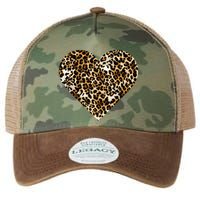 Cheetah Print Heart Legacy Tie Dye Trucker Hat