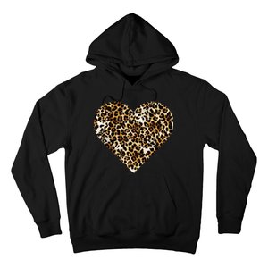 Cheetah Print Heart Hoodie