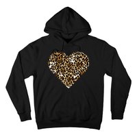 Cheetah Print Heart Hoodie