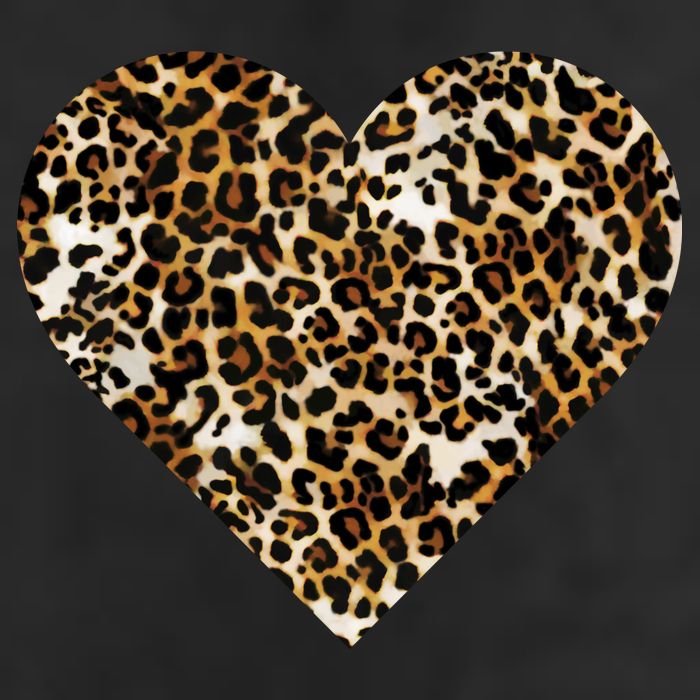 Cheetah Print Heart Adult Drive Performance Visor