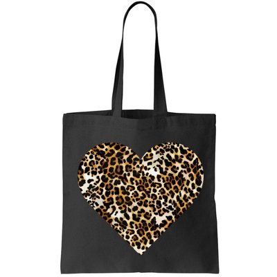 Cheetah Print Heart Bag