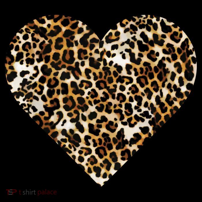 Cheetah Print Heart Magnet