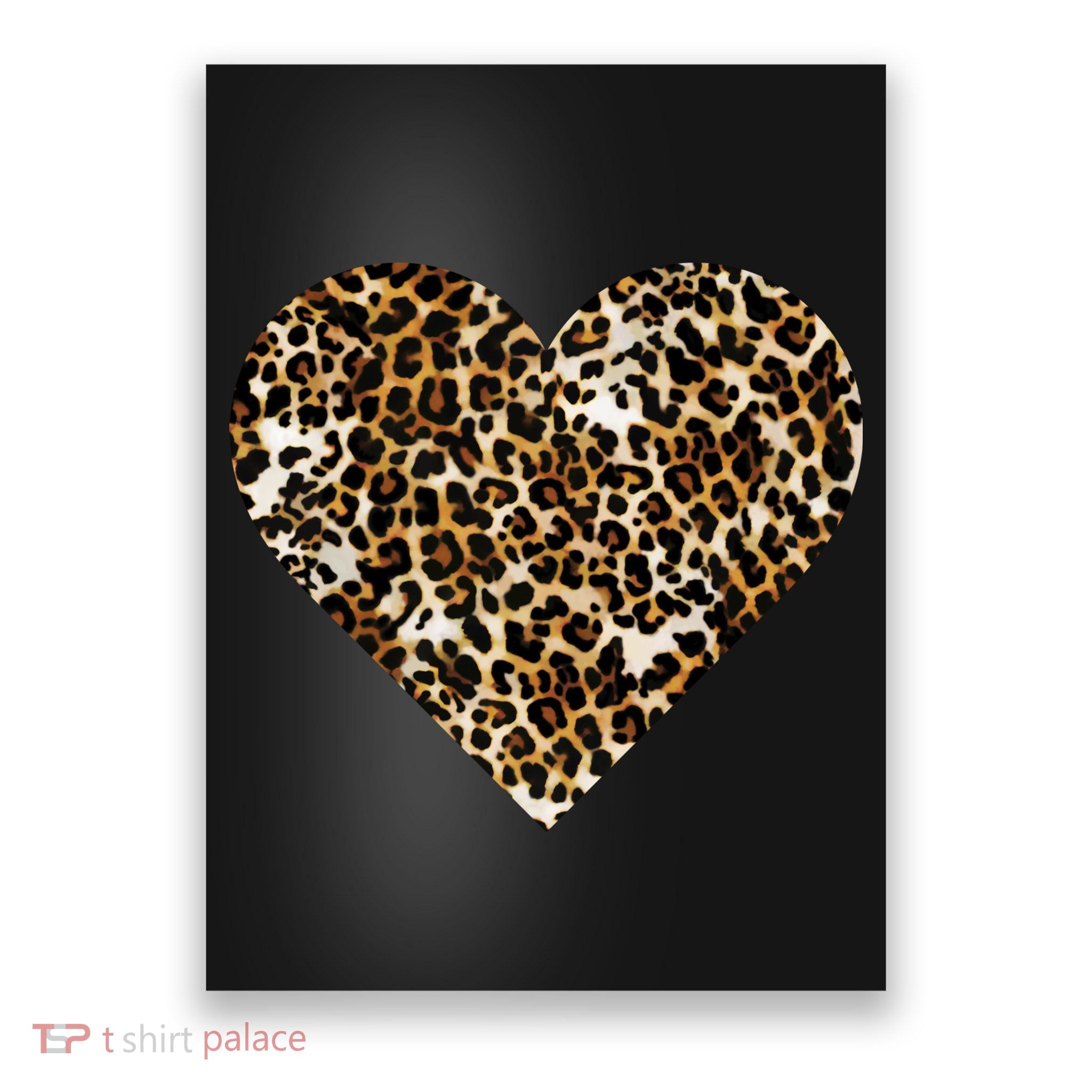 Cheetah Print Heart Poster