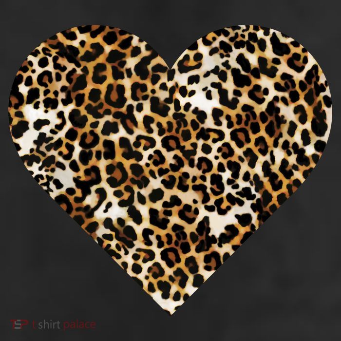 Cheetah Print Heart 25L Jumbo Tote