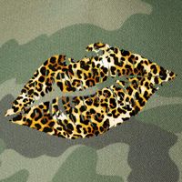 Cheetah Print Skinned Lips Legacy Tie Dye Trucker Hat