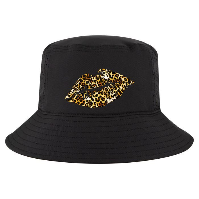 Cheetah Print Skinned Lips Cool Comfort Performance Bucket Hat