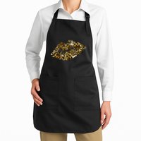 Cheetah Print Skinned Lips Apron