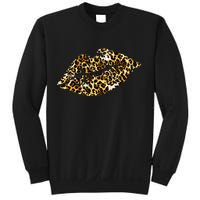 Cheetah Print Skinned Lips Sweatshirt