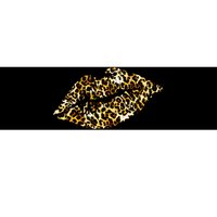 Cheetah Print Skinned Lips Bumper Sticker