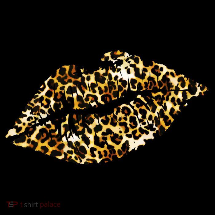 Cheetah Print Skinned Lips Sustainable Beanie
