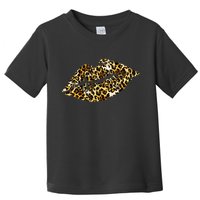 Cheetah Print Skinned Lips Toddler T-Shirt