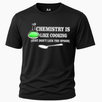 Chemistry Cooking Don't Lick The Spoon Cooling Performance Crew T-Shirt