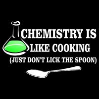 Chemistry Cooking Don't Lick The Spoon Cooling Performance Crew T-Shirt