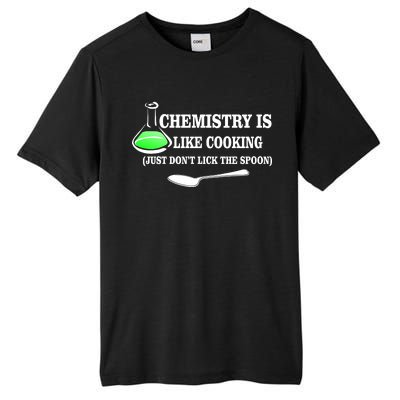 Chemistry Cooking Don't Lick The Spoon Tall Fusion ChromaSoft Performance T-Shirt