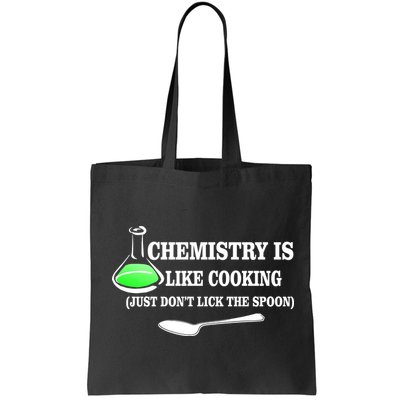 Chemistry Cooking Don't Lick The Spoon Bag