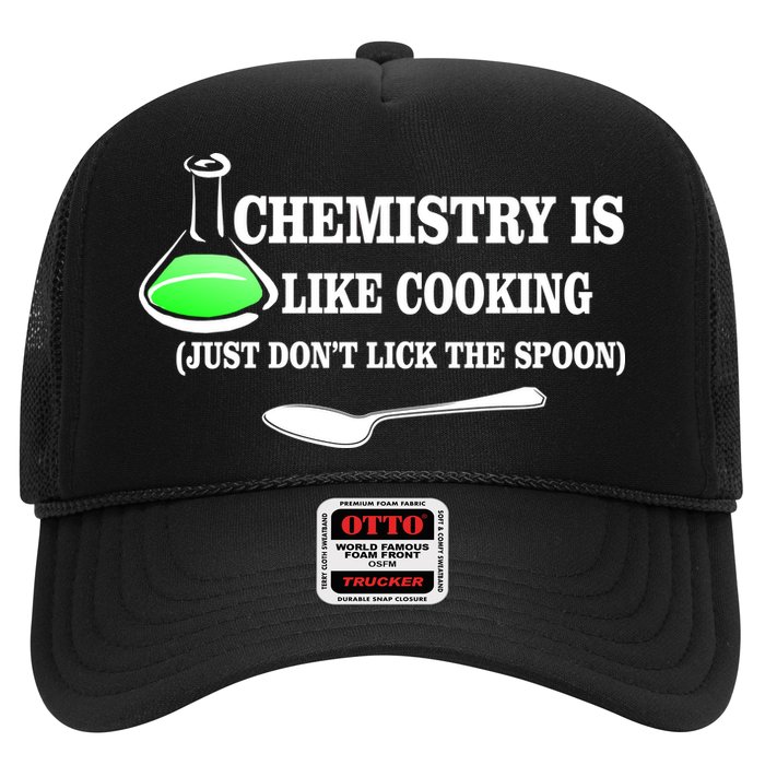 Chemistry Cooking Don't Lick The Spoon Trucker Hat