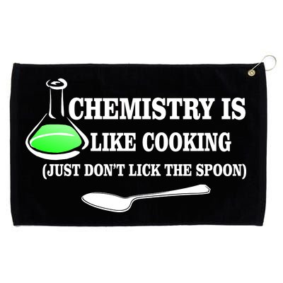 Chemistry Cooking Don't Lick The Spoon Grommeted Golf Towel