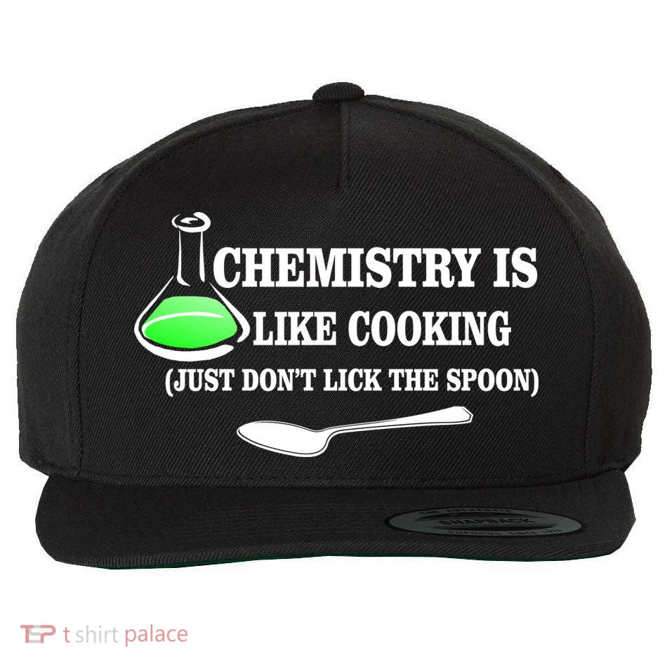 Chemistry Cooking Don't Lick The Spoon Wool Snapback Cap