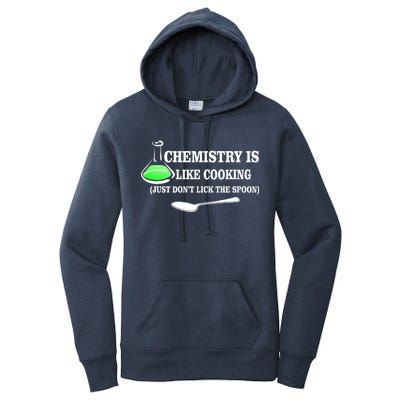 Chemistry Cooking Don't Lick The Spoon Women's Pullover Hoodie