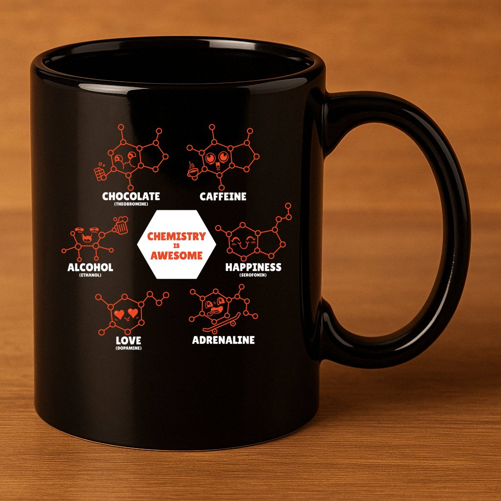 Chemistry Is Awesome 11oz C Handle Ceramic Mug