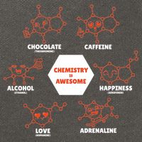 Chemistry Is Awesome Cotton Canvas Backpack