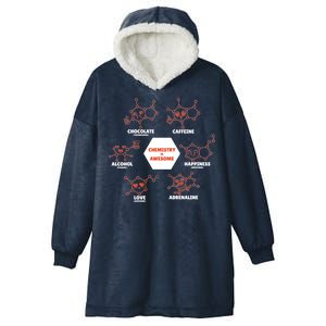 Chemistry Is Awesome Hooded Wearable Blanket