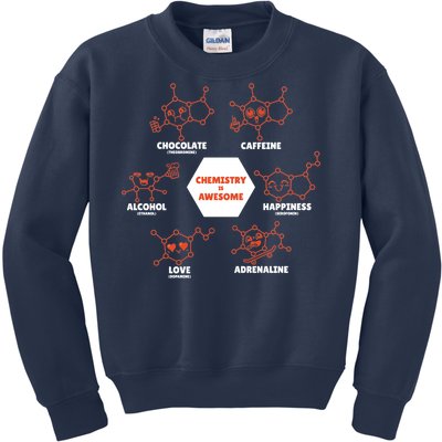 Chemistry Is Awesome Kids Sweatshirt