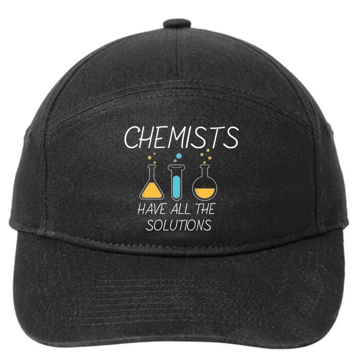 Chemists Have All Solutions 7-Panel Snapback Hat