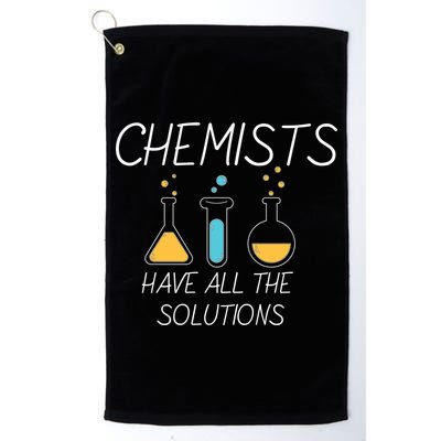 Chemists Have All Solutions Golf Towel