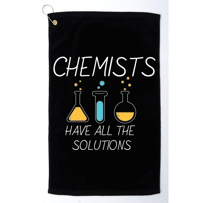 Chemists Have All Solutions Golf Towel