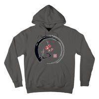Cherry Blossom Japanese Ink Painting Tall Hoodie