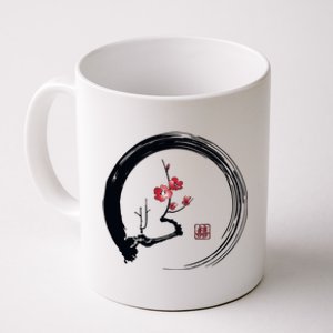 Cherry Blossom Japanese Ink Painting Coffee Mug