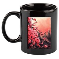 Cherry Blossom Painting 11oz C Handle Ceramic Mug