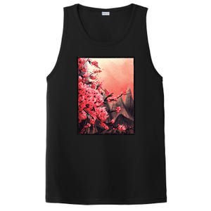 Cherry Blossom Painting PosiCharge Competitor Tank