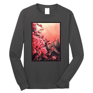 Cherry Blossom Painting Long Sleeve Shirt