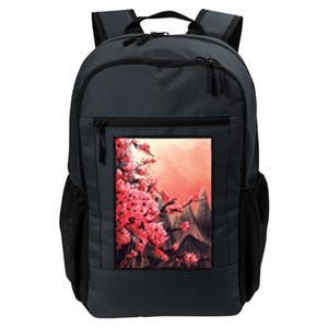 Cherry Blossom Painting Daily Commute Backpack