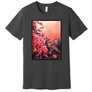 Cherry Blossom Painting Premium T-Shirt