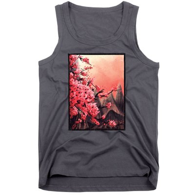 Cherry Blossom Painting Tank Top