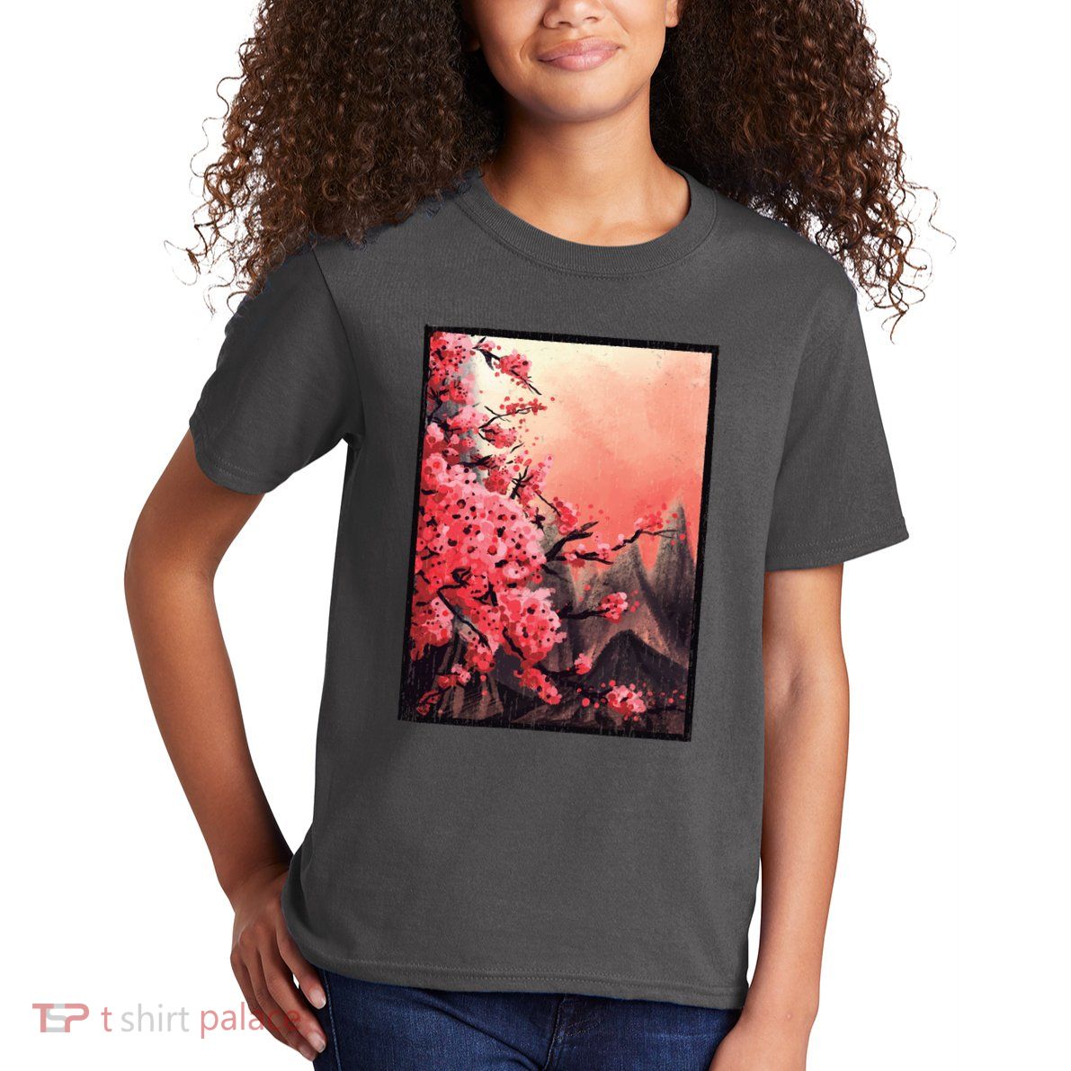 Cherry Blossom Painting Kids T-Shirt