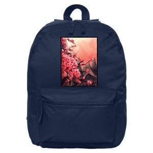 Cherry Blossom Painting 16 in Basic Backpack