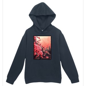 Cherry Blossom Painting Urban Pullover Hoodie