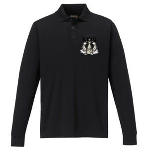 Chess King Performance Long Sleeve Polo