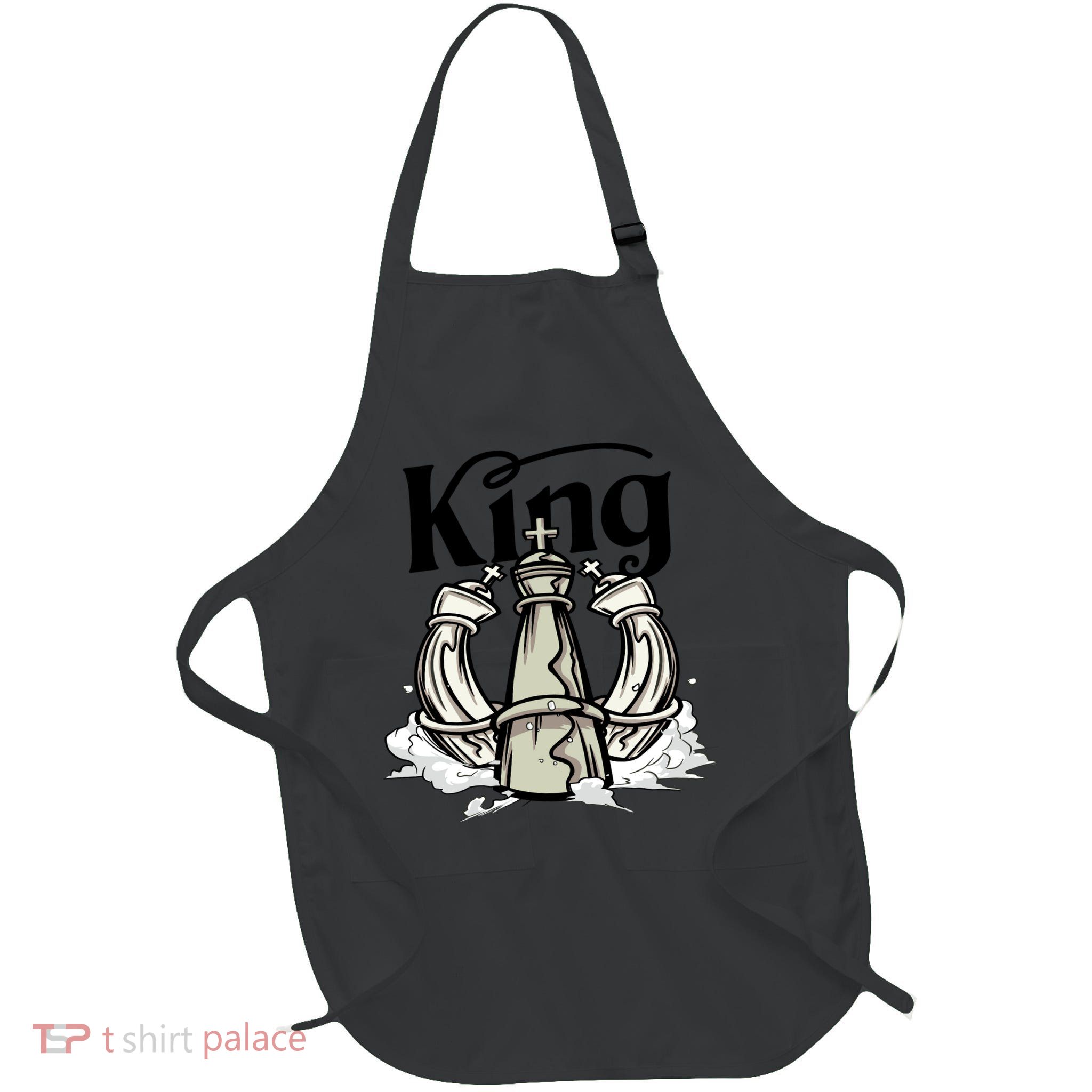 Chess King Full-Length Apron With Pockets