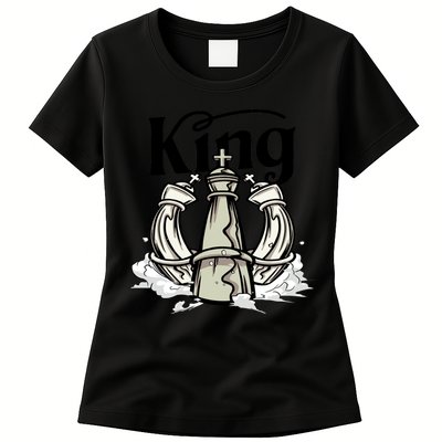 Chess King Womens T-Shirt