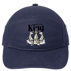 Chess King 7-Panel Snapback Hat