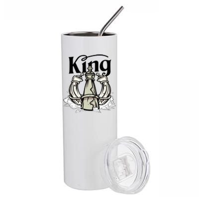 Chess King Stainless Steel Tumbler