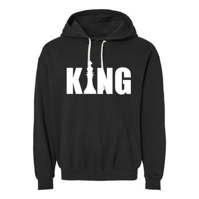 Chess King of the Game Logo Garment-Dyed Fleece Hoodie