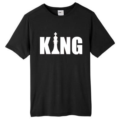 Chess King of the Game Logo Tall Fusion ChromaSoft Performance T-Shirt