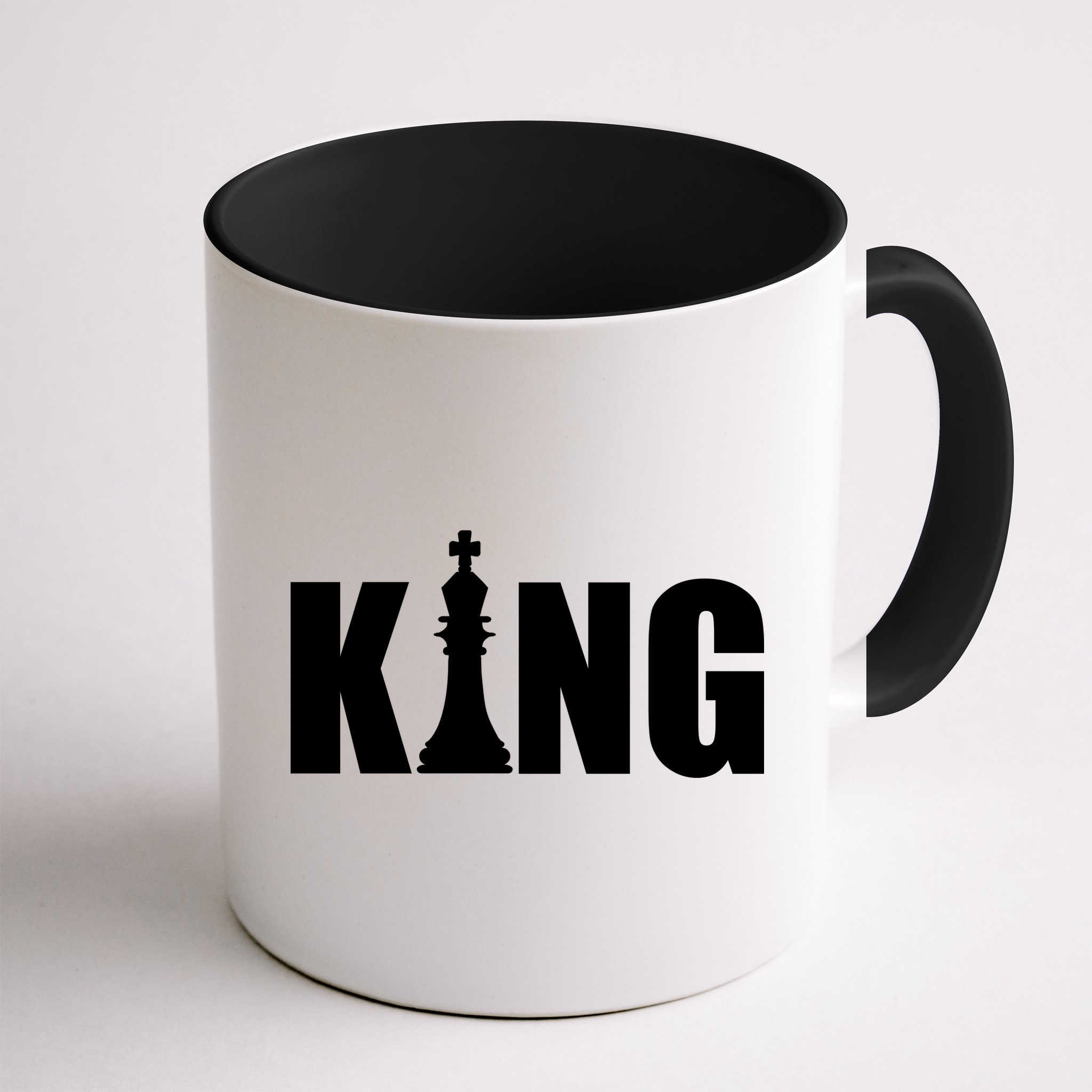 Chess King of the Game Logo Mug