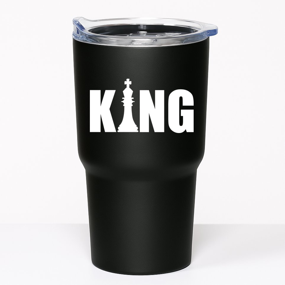 Chess King of the Game Logo Tumbler